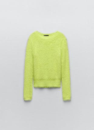Zara пушистый свитер джемпер s-m5 фото