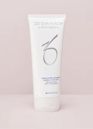 Exfoliating cleanser 200ml zo skin health zein obagi для нормальної та жирної шкіри4 фото