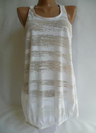 Майка-борцовка sport h&m біла