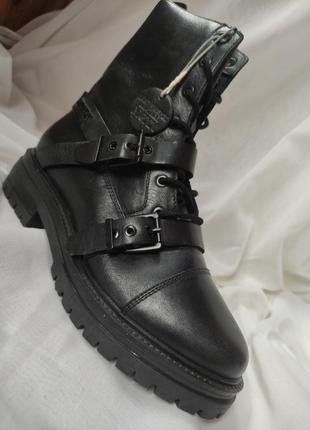 Mexx жіночі чорні шкіряні черевики fire6 фото