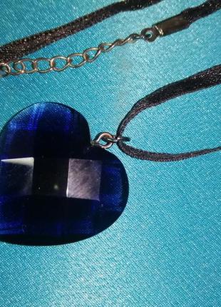 Кулон * серце* на стрічці. m&s