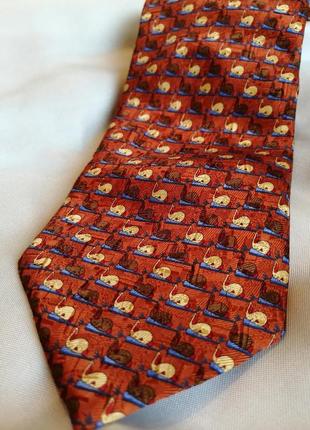 Красива шовкова краватка з кролика1 фото