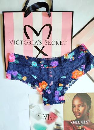 Victoria's secret original xs трусики ажурные кружевные пинк1 фото