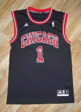 Баскетбольная майка (джерси) adidas nba chicago bulls №1 derrick rosen2 фото