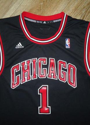 Баскетбольная майка (джерси) adidas nba chicago bulls №1 derrick rosen3 фото