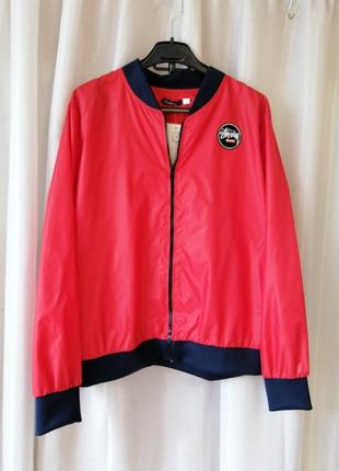 Розпродаж ✅✅✅✅✅✅✅ вітровка без підкладки розмір на бирці вказаний -1 тканина плащівка манжети трикот