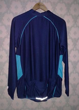 Темно синя кофта з карманами для спорту бігу велосипеду muddyfox2 фото