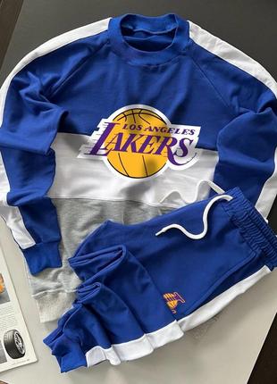 Мужской спортивный трикотажный костюм lakers