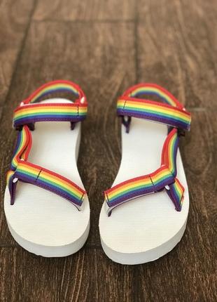 Сандалі teva midform universal rainbow pride rainbow/white5 фото