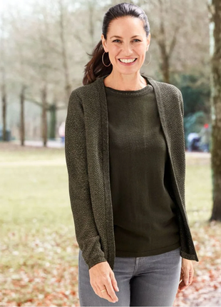 Жіночий светр-кардиган esmara® з круглою горловиною євро 36-38