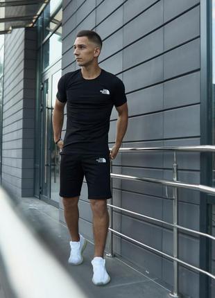 Летний мужской спортивный трикотажный костюм the north face