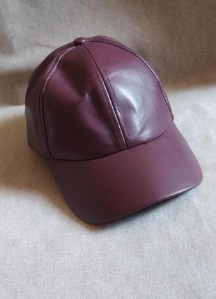 Женская кепка h&m кож.,зам