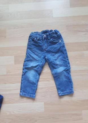 Лот джинсів на хлопчика 12- 18 місяців ( на зріст 86)3 фото