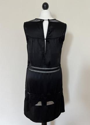 Маленьке чорне шовкове плаття topshop6 фото