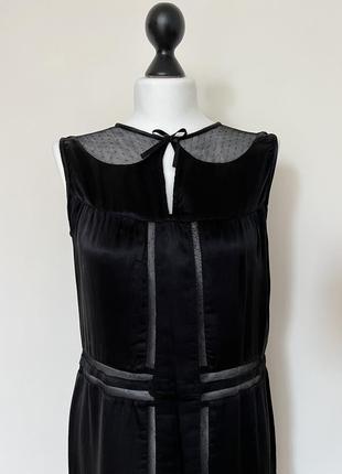 Маленьке чорне шовкове плаття topshop2 фото