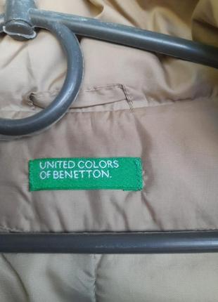 Жіноча куртка  пуховка  united colors of benetton4 фото