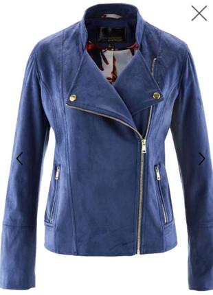 Куртка-косуха, цвет индиго, м3 фото