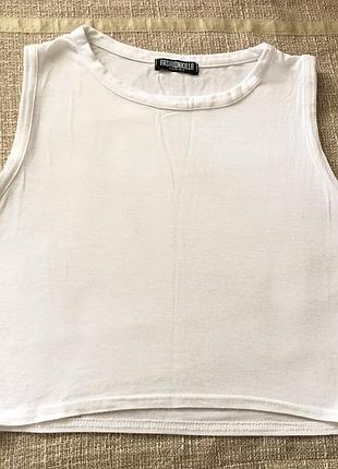 Білий топ fashionkilla оригінал m s