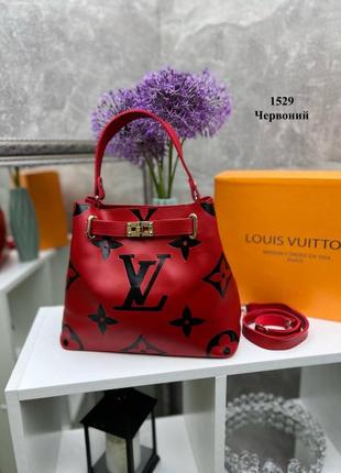 Красный шикарная стильная вместительная сумка с выбитым рисунком