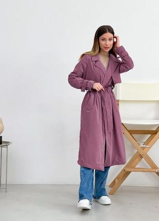 Стильный трендовый тренч, новинка сезона