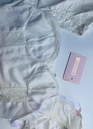 Білий топ блуза missguided3 фото