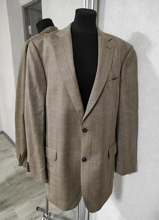 Трендовий піджак блейзер оверсайз з шерсті та шовку