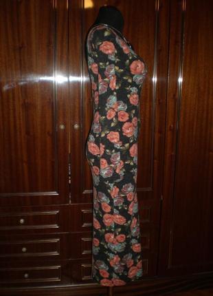 Чарівна сукня у квіточку з відкритою спинкою paprika) 38р8 фото