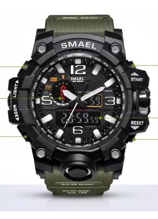 Чоловічі тактичні наручний годинник smael 1545 для військових6 фото
