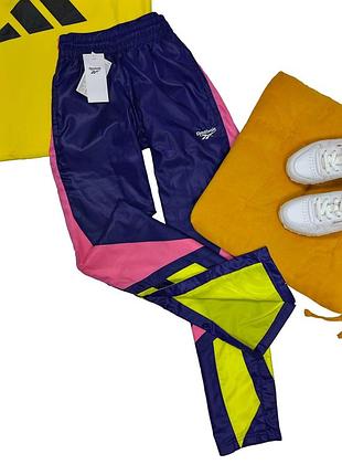 Стильні штани reebok на кнопках оригінал