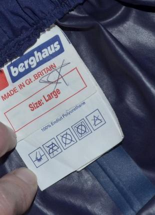 Штормовые штаны berghaus, мембрана aquafoil (l)3 фото