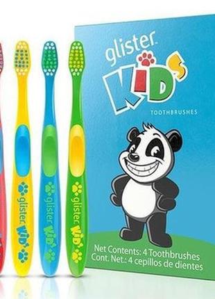 Glister™ kids зубные щетки для детей (уп/4 шт) глистер амвей эмвей