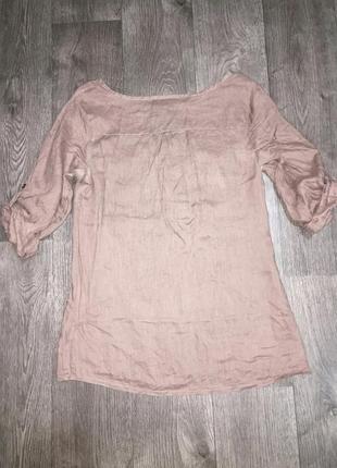 Льняна сорочка блуза2 фото