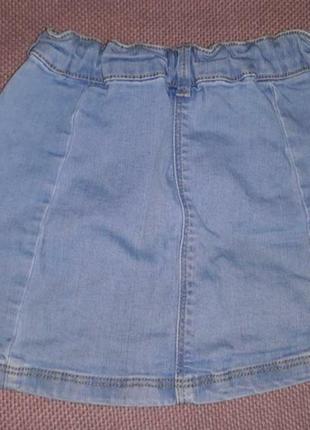 Комплект набір речей светр світер юбка спідниця джинсова6 фото