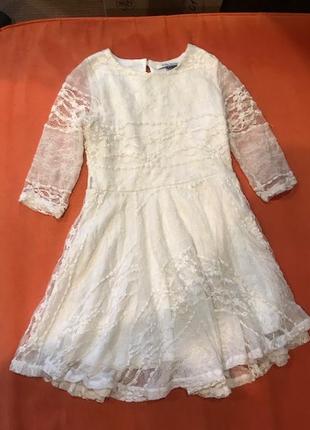 Мереживне плаття river island для дівчинки 5-6 років.