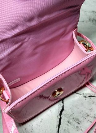 Сумочка мини детская единорог, розовая3 фото