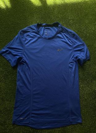 Nike dri-fir футболка компресионная спортивная sport run