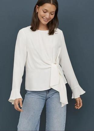 Біла блуза h&m