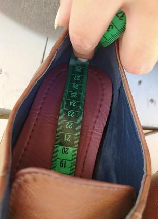 Нові чоловічі шкіряні оксфорди броги туфлі topman 42-437 фото