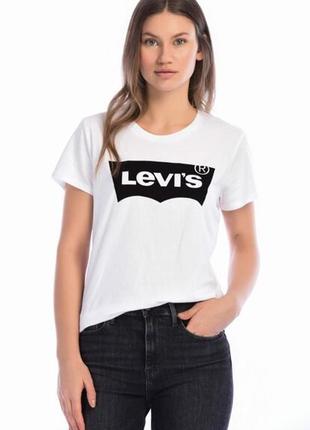 Оригінальна футболка levi's з принтом1 фото