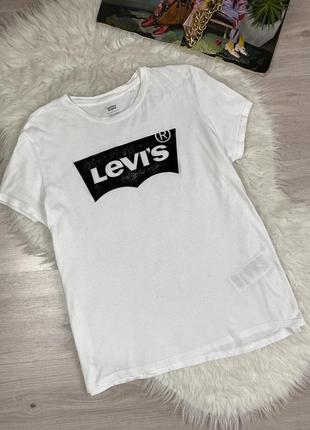 Оригінальна футболка levi's з принтом2 фото