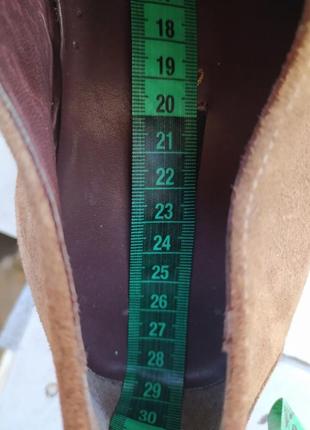 Новые замшевые мужские лоферы туфли броги ботинки 43-44р6 фото