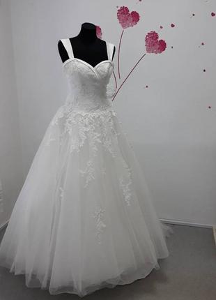 Фирменное французкое свадебное платье di jean mariage