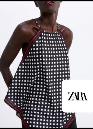 💢 zara. новый фирменный топ бандана