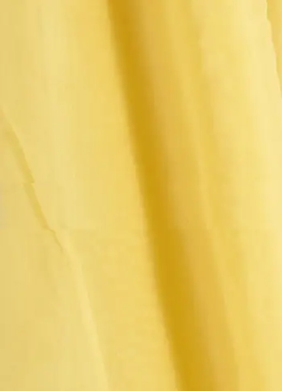 Жовтий тюль шифон (вуаль) однотонний