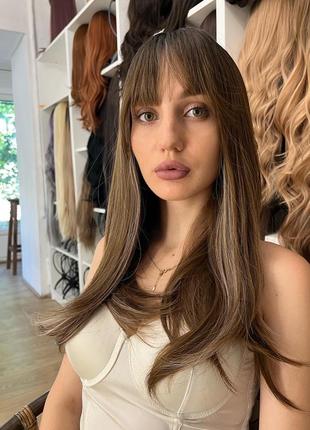 Перука💕парик каскад шатен