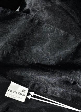 Трендова базова чорна шовковиста блузка  falcata6 фото