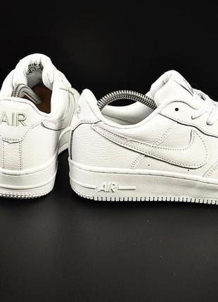 Кросівки nike air force 1 low арт 21132 (білі, унісекс, найк)7 фото