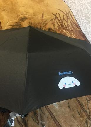 Зонт xiaomi автоматический черный. диаметр 105 , унисекс зонт, серый логотип xiaomi, с другой стороны рисунок9 фото