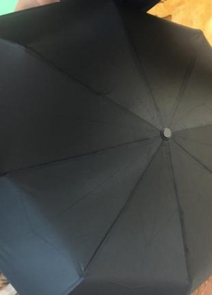 Зонт xiaomi автоматический черный. диаметр 105 , унисекс зонт, серый логотип xiaomi, с другой стороны рисунок10 фото