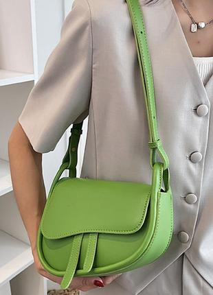 Сумка через плечо женская бейб barleygirl зеленый